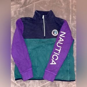 Nautica Multi Color Quarter Zip